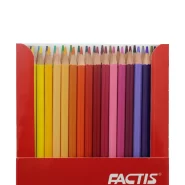 مداد رنگی 36 رنگ جعبه مقوایی فکتیس